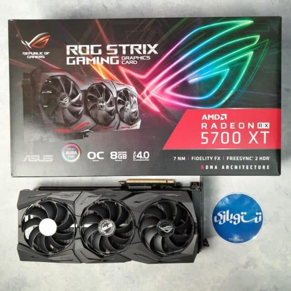 کارت گرافیک استوک RX 5700Xt Asus Rog Strix 8GB