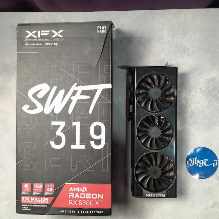 کارت گرافیک استوک RX 6900Xt Xfx Swft 16GB