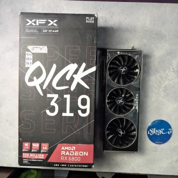 کارت گرافیک استوک RX 6800 Xfx Qick 16GB