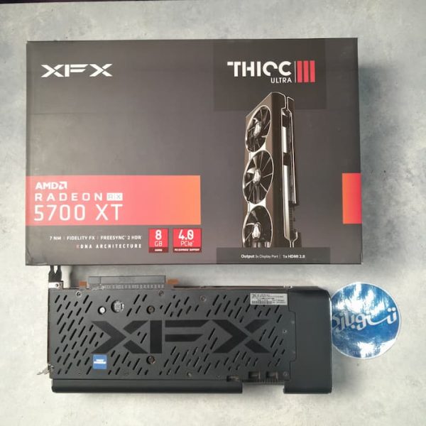 کارت گرافیک استوک RX 5700Xt Xfx Thicc iii 8GB