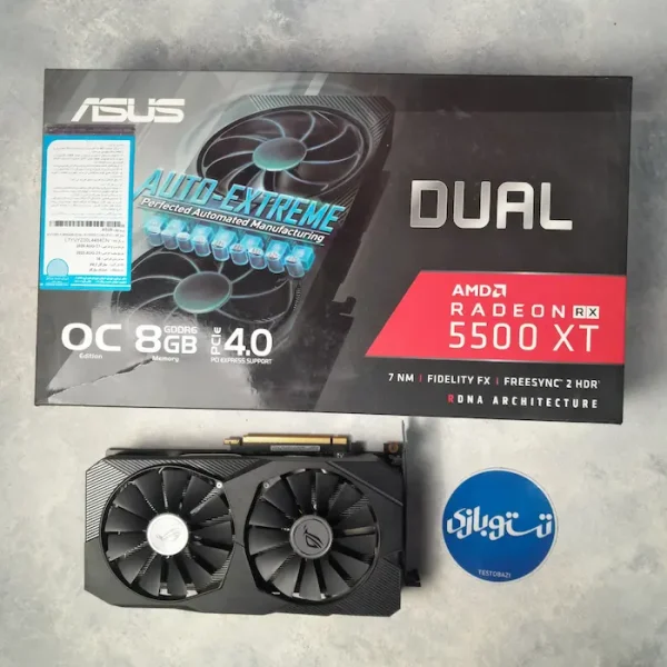 کارت گرافیک rx 5500xt asus