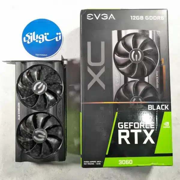 کارت گرافیک استوک RTX 3060 Evga XC 12GB
