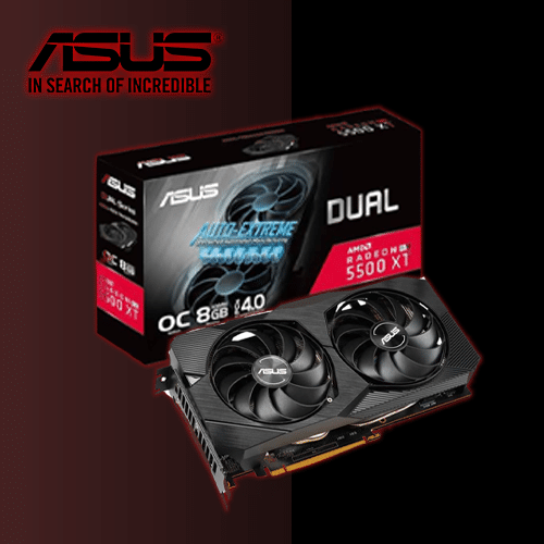 کارت گرافیک rx 5500xt asus