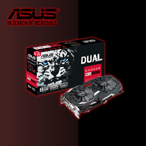 کارت گرافیک rx 580 asus