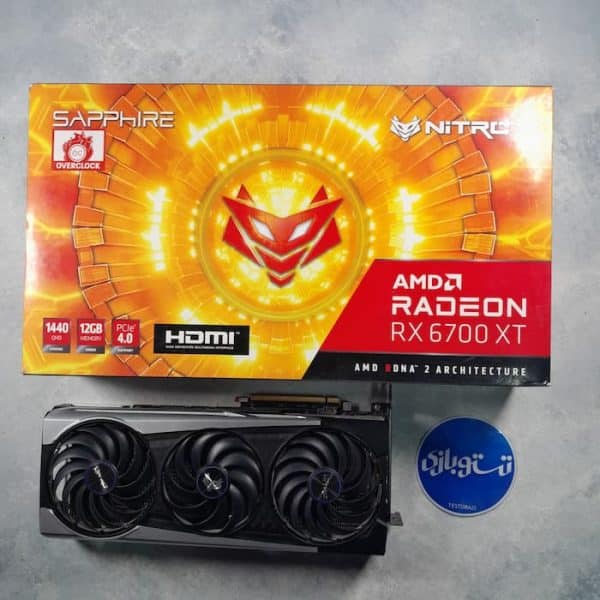کارت گرافیک استوک RX 6700Xt Sapphire Nitro+ 12GB