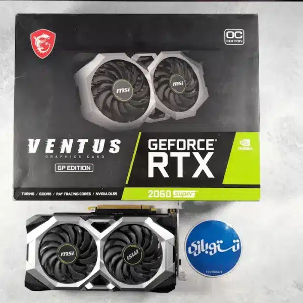 کارت گرافیک استوک RTX 2060Super Msi Ventus 8GB