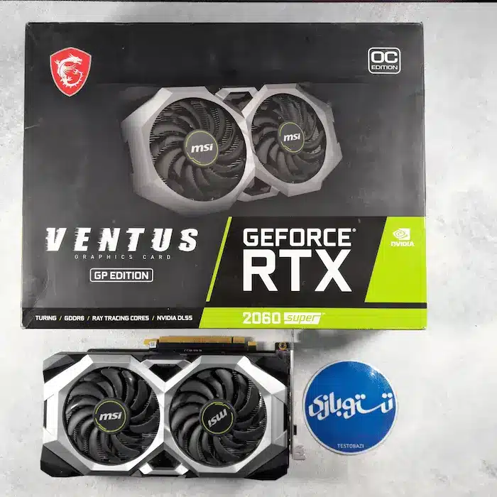 کارت گرافیک استوک RTX 2060Super Msi Ventus 8GB
