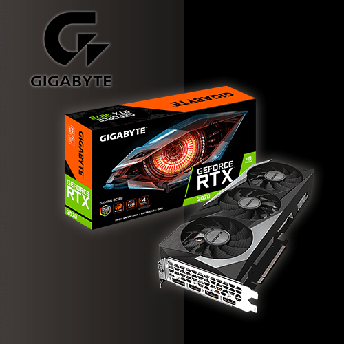 کارت گرافیک RTX 3070 Gigabyte Gaming OC