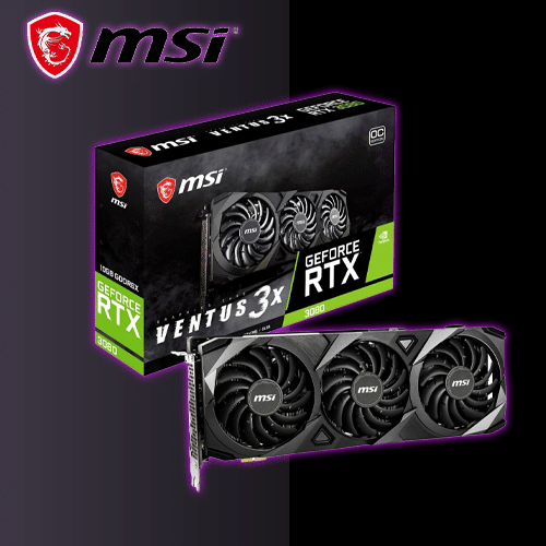 کارت گرافیک 3080MSI VENTUS 3X