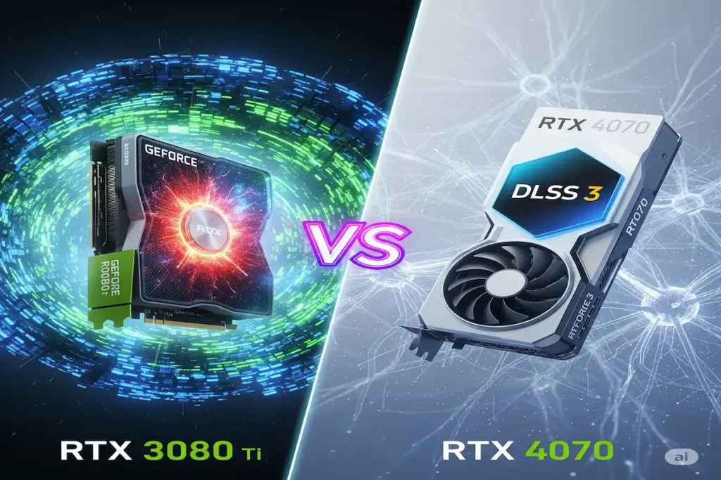 RTX 3080 Ti در برابر RTX 4070