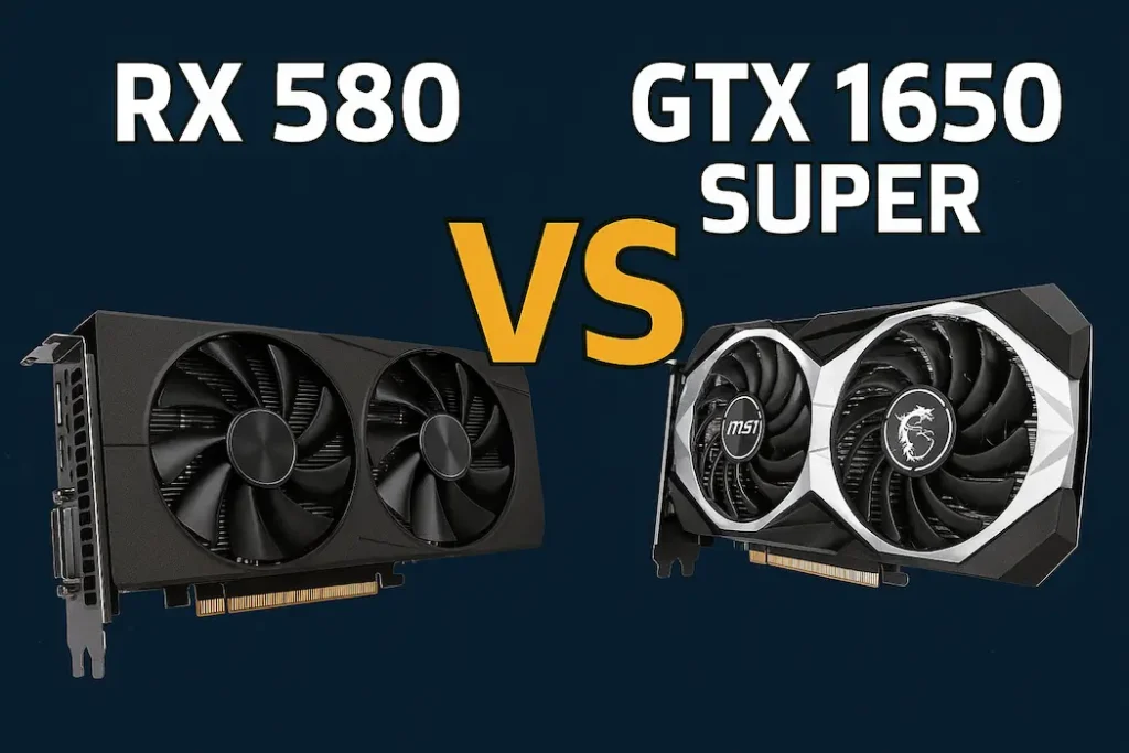 AMD Radeon RX 580 در برابر NVIDIA GeForce GTX 1650 SUPER