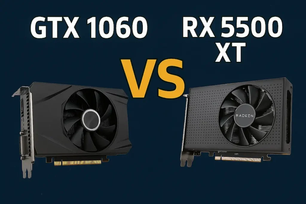 NVIDIA GeForce GTX 1060 در برابر AMD Radeon RX 5500 XT