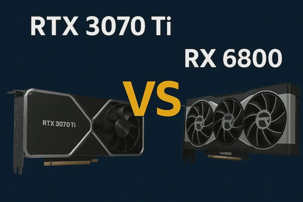 NVIDIA GeForce RTX 3070 Ti در برابر AMD Radeon RX 6800