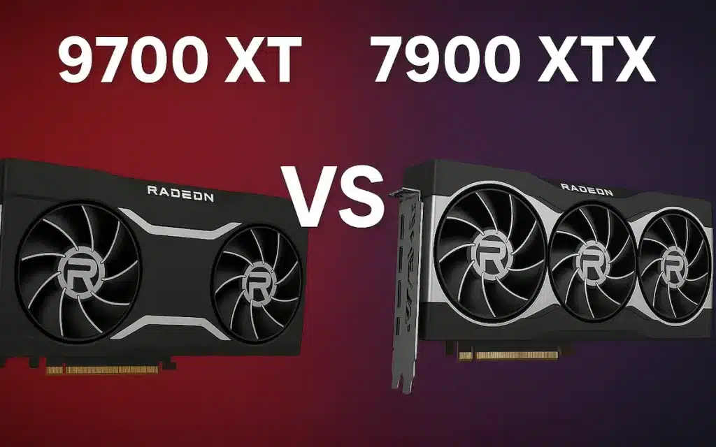 مقایسه جامع AMD Radeon RX 9700 XT در برابر AMD Radeon RX 7900 XTX