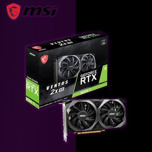 کارت گرافیک استوک MSI VENTUS 2X RTX 3060TI 8GB
