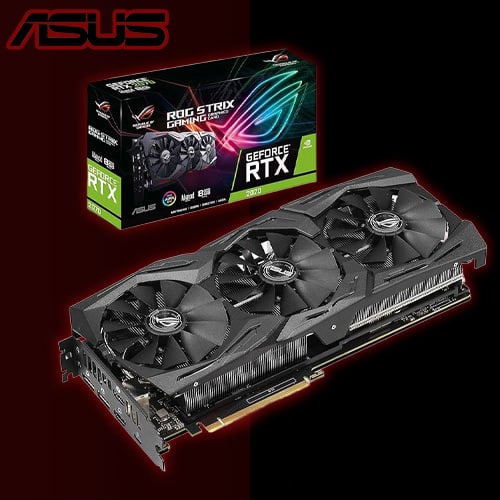 کارت گرافیک استوک RTX 2070 Asus ROG Strix 8GB