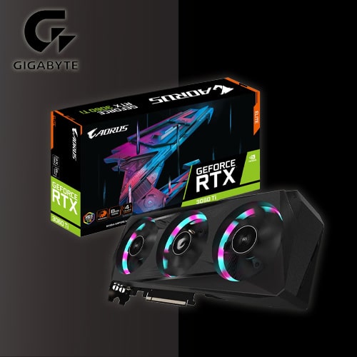 کارت گرافیک استوک RTX 3060TI Gigabyte Aourus 8GB