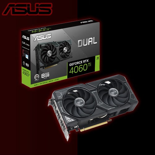 کارت گرافیک استوک RTX 4060TI Asus Dual 8GB