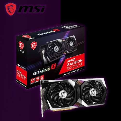 کارت گرافیک استوک RX 6700XT MSI Gaming X 12GB