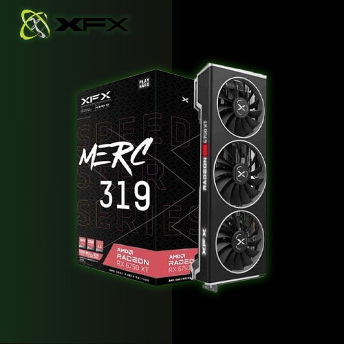 کارت گرافیک استوک RX 6750XT XFX Merc 12GB