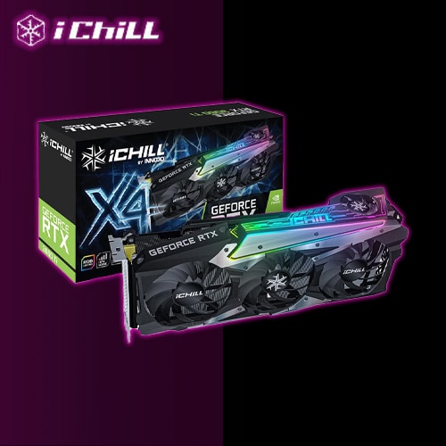 کارت گرافیک استوک RTX 3060Ti Inno3d Ichill 8GB