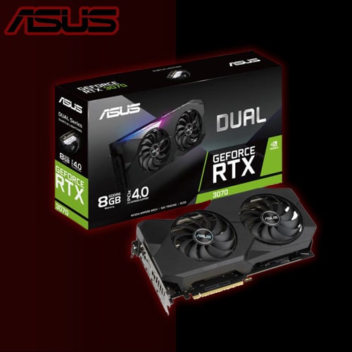 کارت گرافیک استوک RTX 3070 Asus Dual 8GB