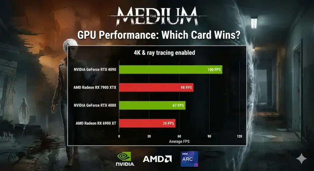 کدام کارت گرافیک در بازی The Medium بهترین عملکرد را ارائه می‌دهد؟