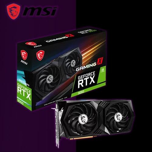 کارت گرافیک استوک RTX 3050 Msi Gaming X 8GB