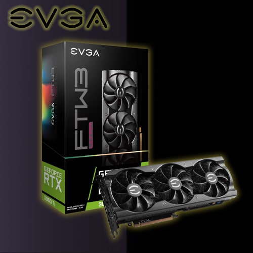 کارت گرافیک استوک RTX 3060Ti EVGA 3fan 8GB