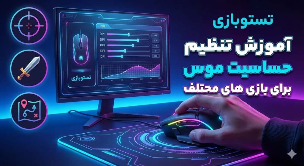 آموزش تنظیم حساسیت موس برای بازی های مختلف