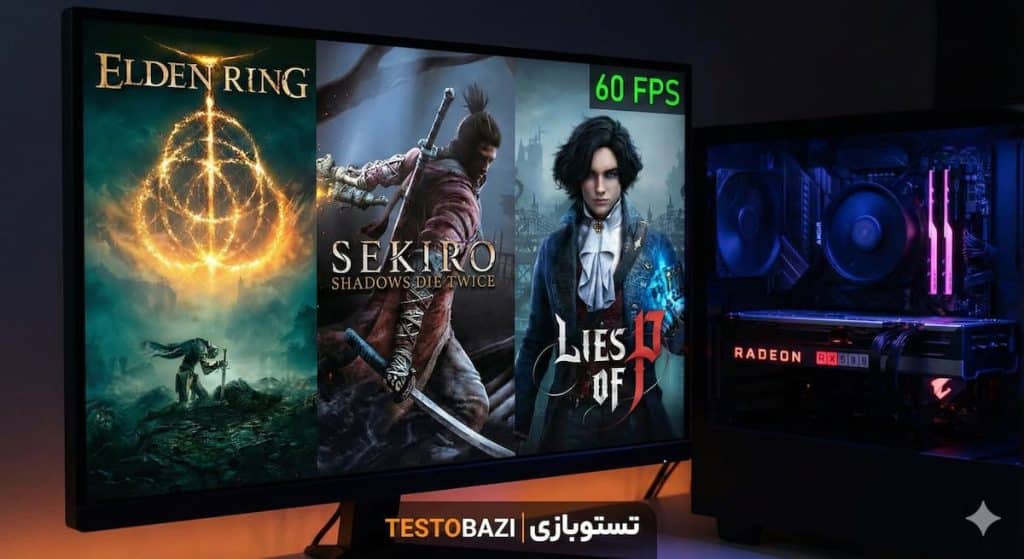تنظیمات گرافیکی برای ۶۰ فریم: تست RX 580 در بازی‌های سولزلایک (Elden Ring, Sekiro, Lies of P)